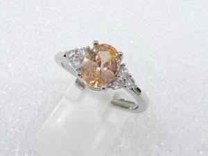 色石　指輪(16号)